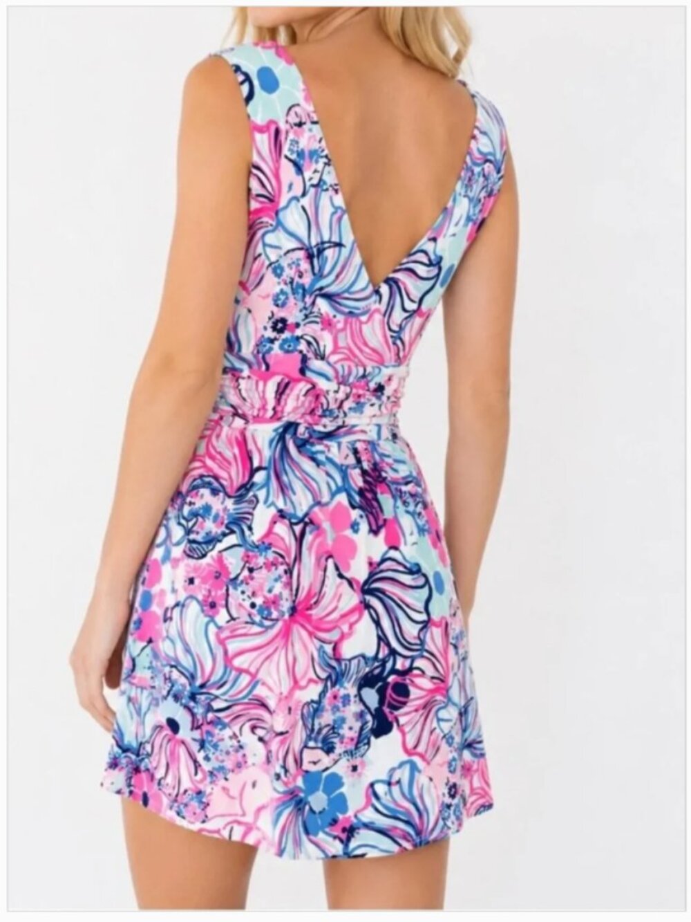 LILLY PULITZER CLARA SLEEVELESS ROMPER | Size M - Picture 3 of 3